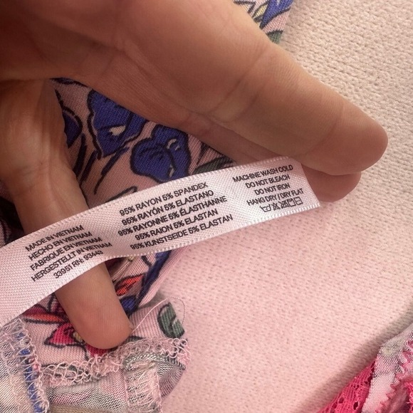 Honeydew Floral Pajama Set Tank Top Shorts Small S Excellent Condition - Picture 6 of 14